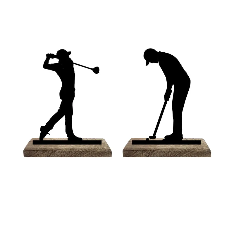 Golfing Duo Showpiece - Set Of Two media 4