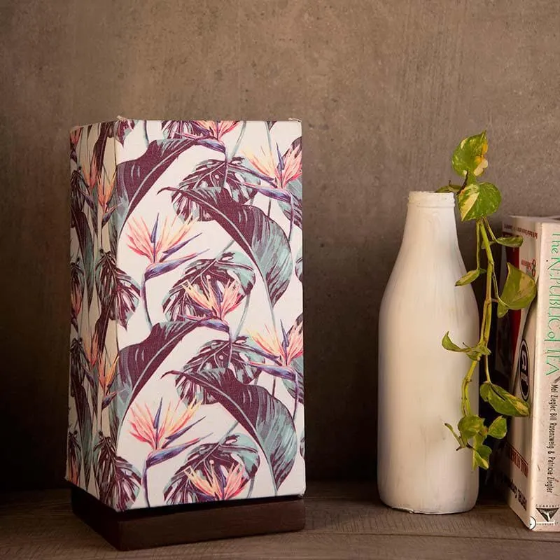 Tropical Fabric Table Lamp - Multicolor media 3