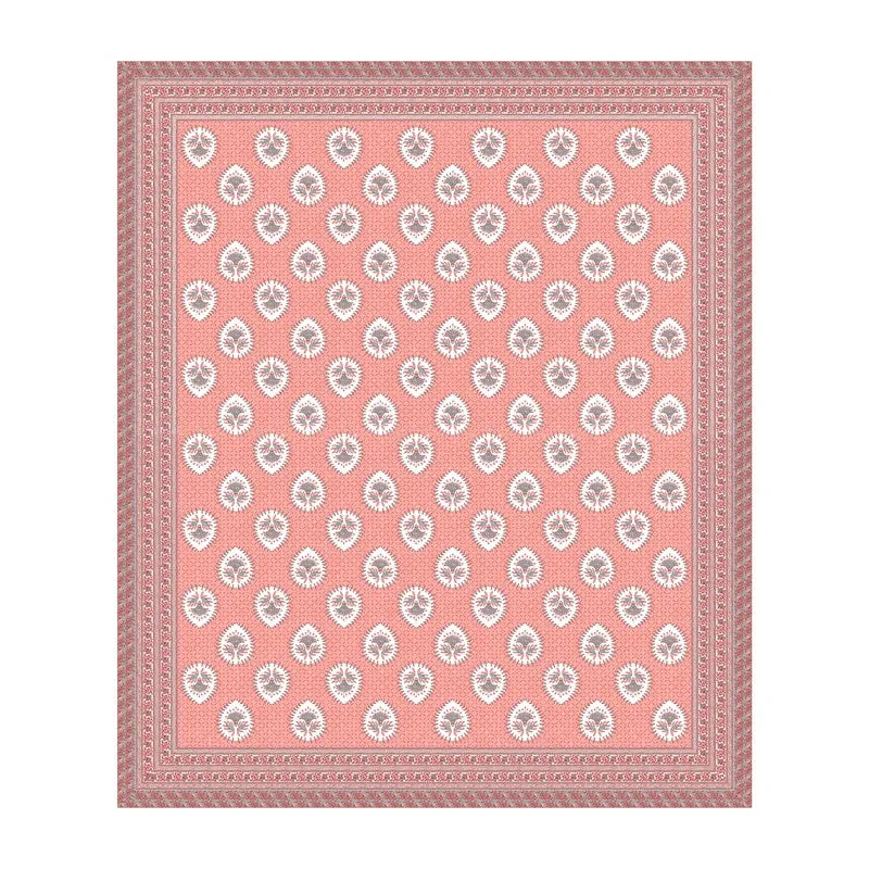 Rang Balance Cotton Bedsheet (Pink) - 120 TC media 4