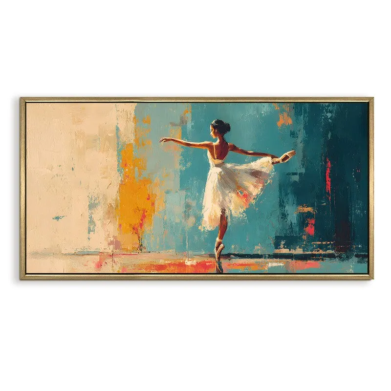 Serene Flow Canvas Wall Painting With Frame media 3