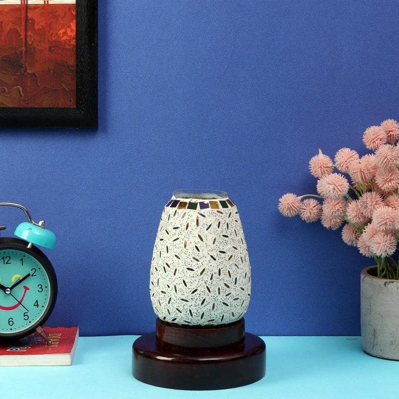 Soulful Mosaic Glass Table Lamp - Multicolor media 3
