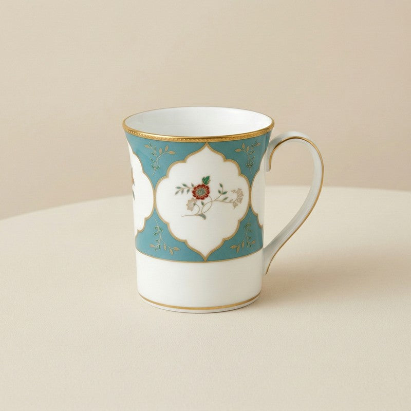 Noritake Lodis Morning Gold Finish Porcelain Coffee Mug - 280 mL