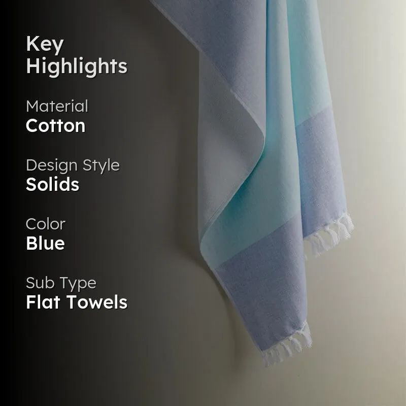 Serene Water Cotton Terry Bath Towel media 2