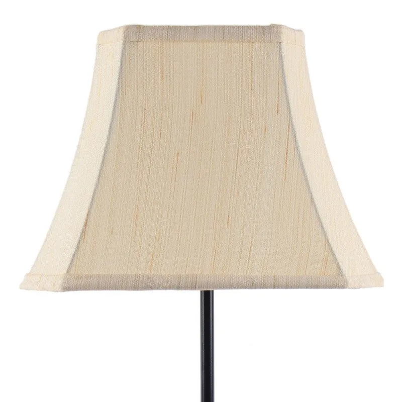 Glowflare Cotton Table Lamp With Iron Base - Beige media 7