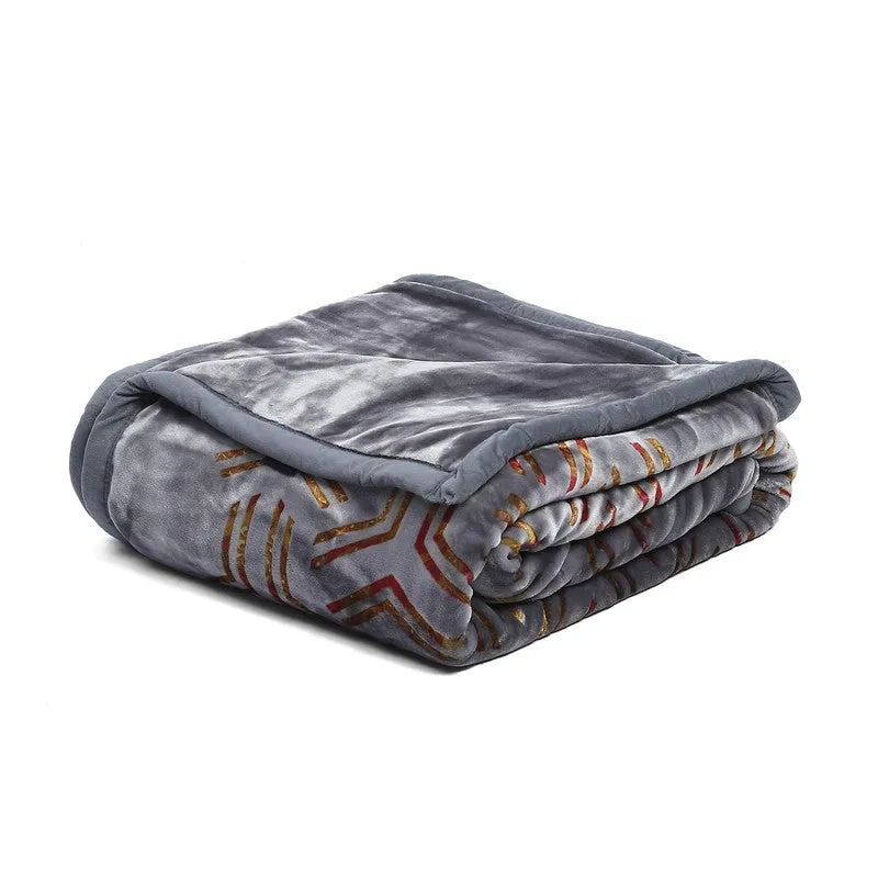 Monte Carlo Midnight Mirage Reversible Blanket - 950 GSM media 6