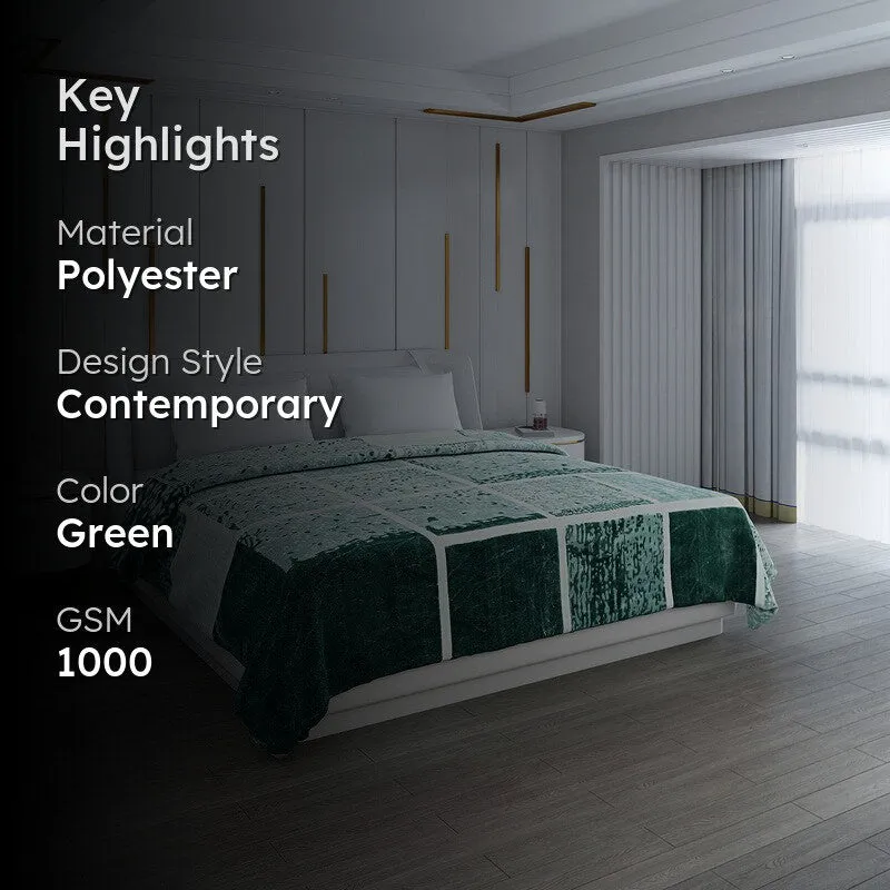 Monte Carlo Emerald Harmony Blanket - 1000 GSM media 2
