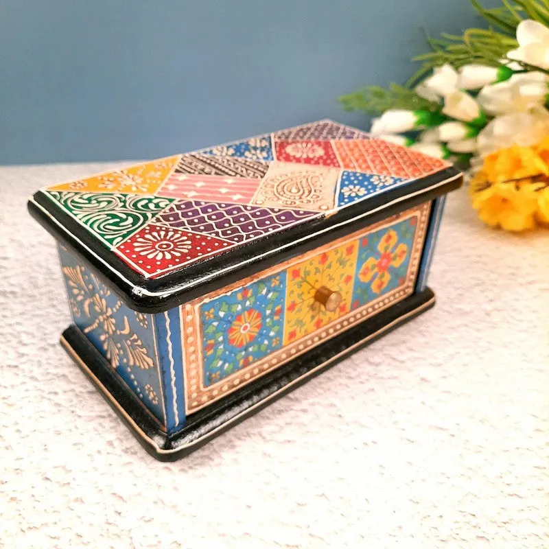 Imperial Mango Wooden Tile Accent Jewel Box media 4