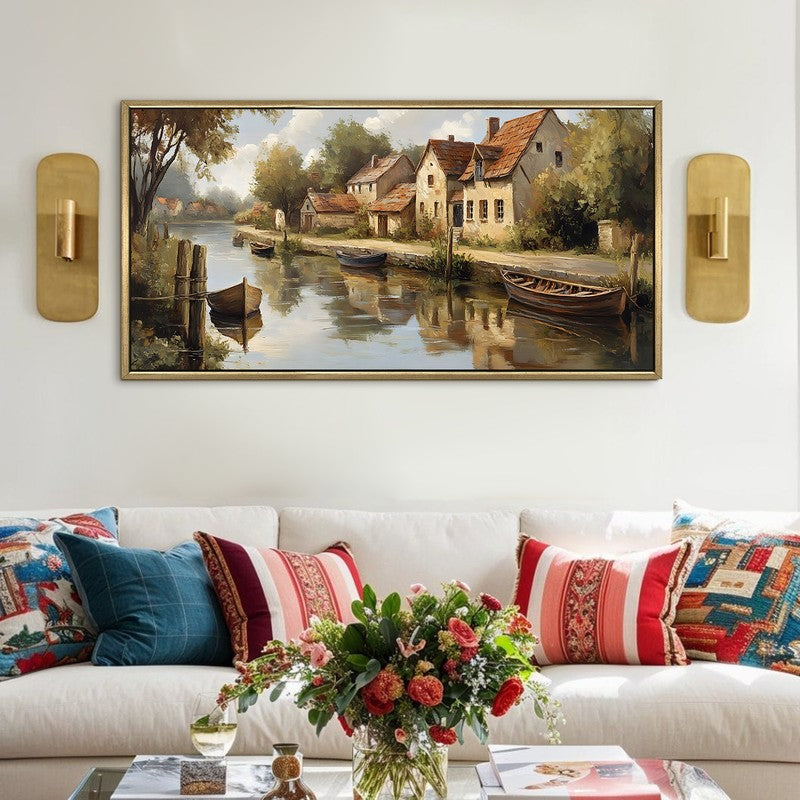 Gentle Passage Canvas Wall Painting With Frame