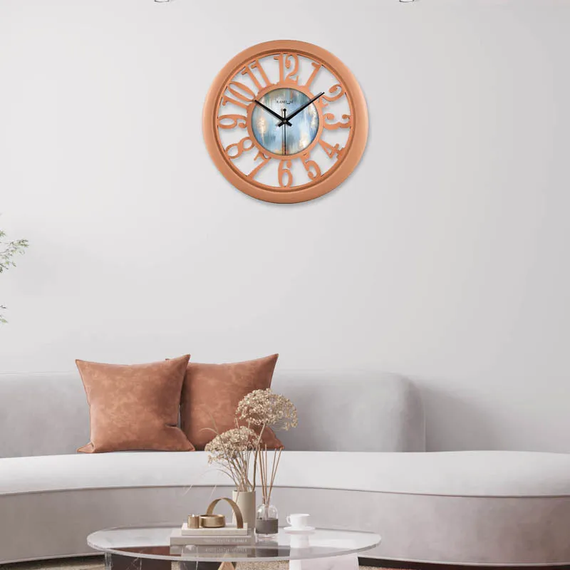 Mitzi Peach Wall Clock media 3