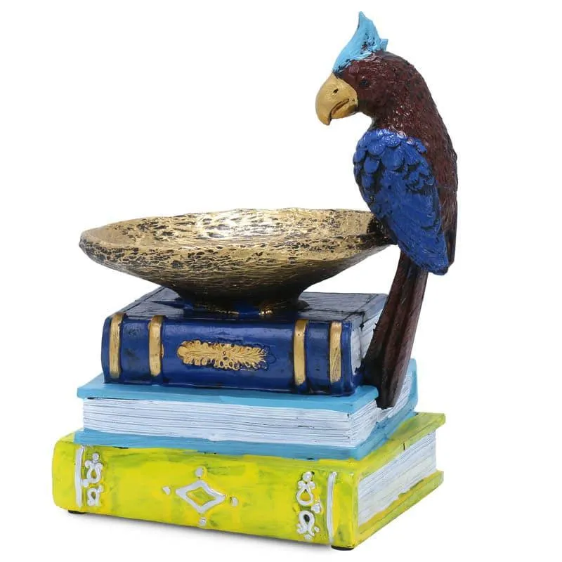 Vintage Books & Birdie Table Accent media 4