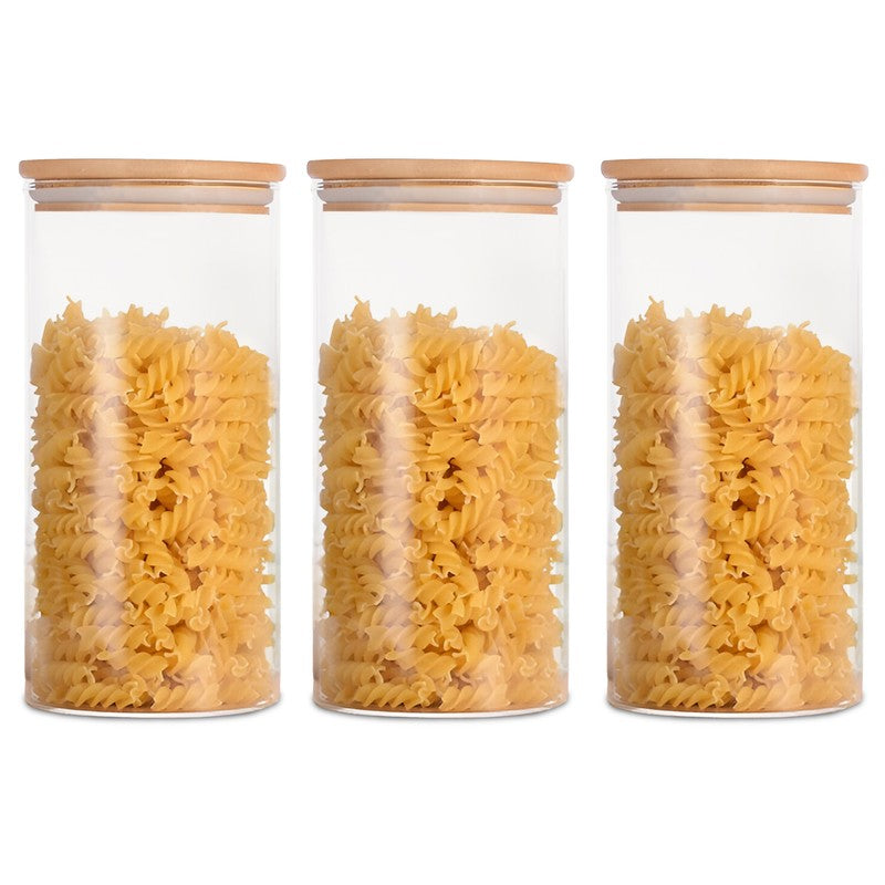 Locky Glass Jar (600 mL Each) - Set Of Three media 4