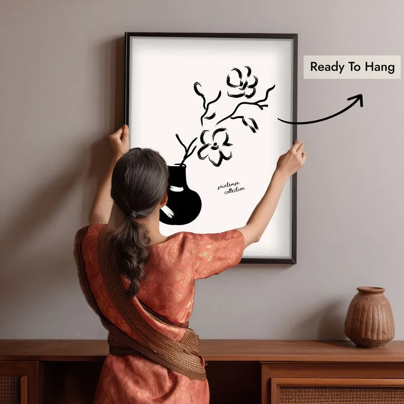 Essence Canvas Wall Painting With Black Frame media 6