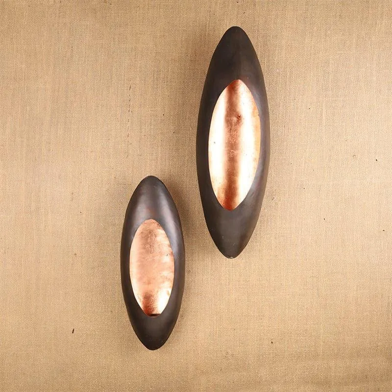 Mitha Wall Candle Holder - Copper media 1