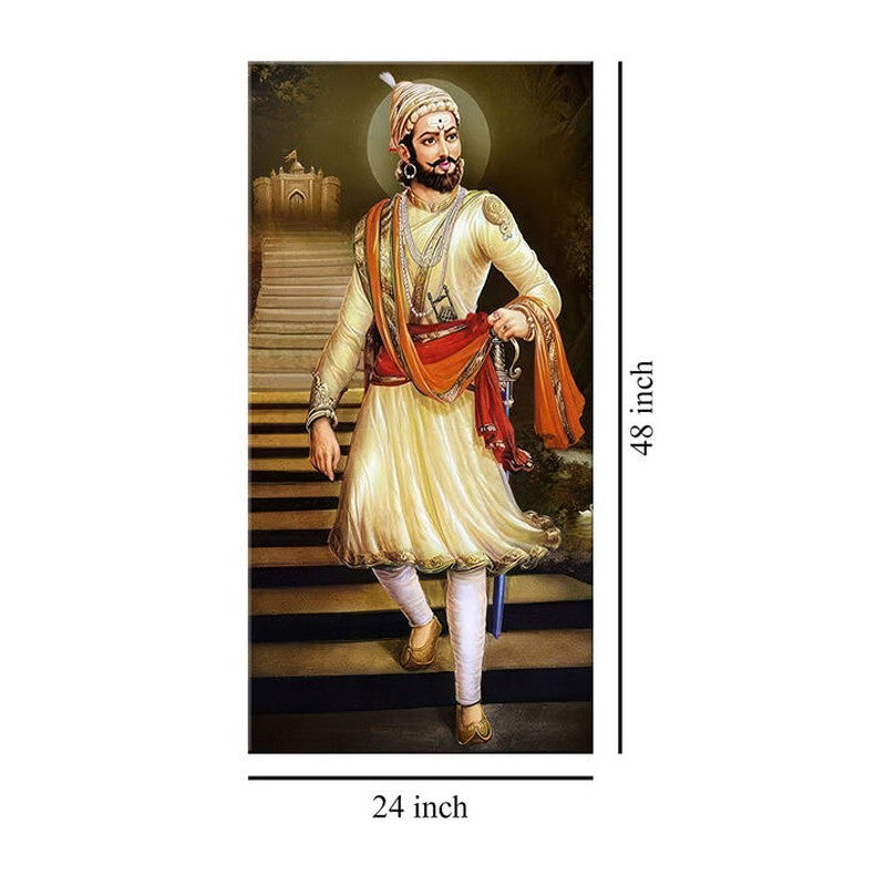 Maharaj Chhatrapati Shivaji Wall Painting media 8