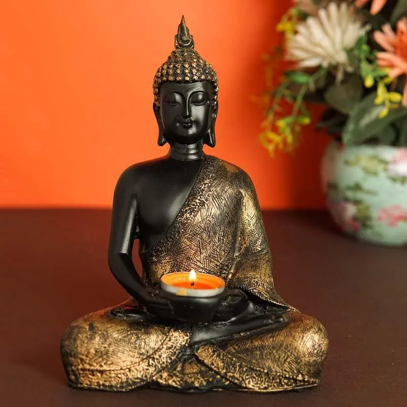 Meditating Lord Buddha Statue media 6