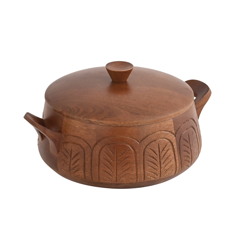 Roti Rasoi Handcrafted Wood Roti Box media 8