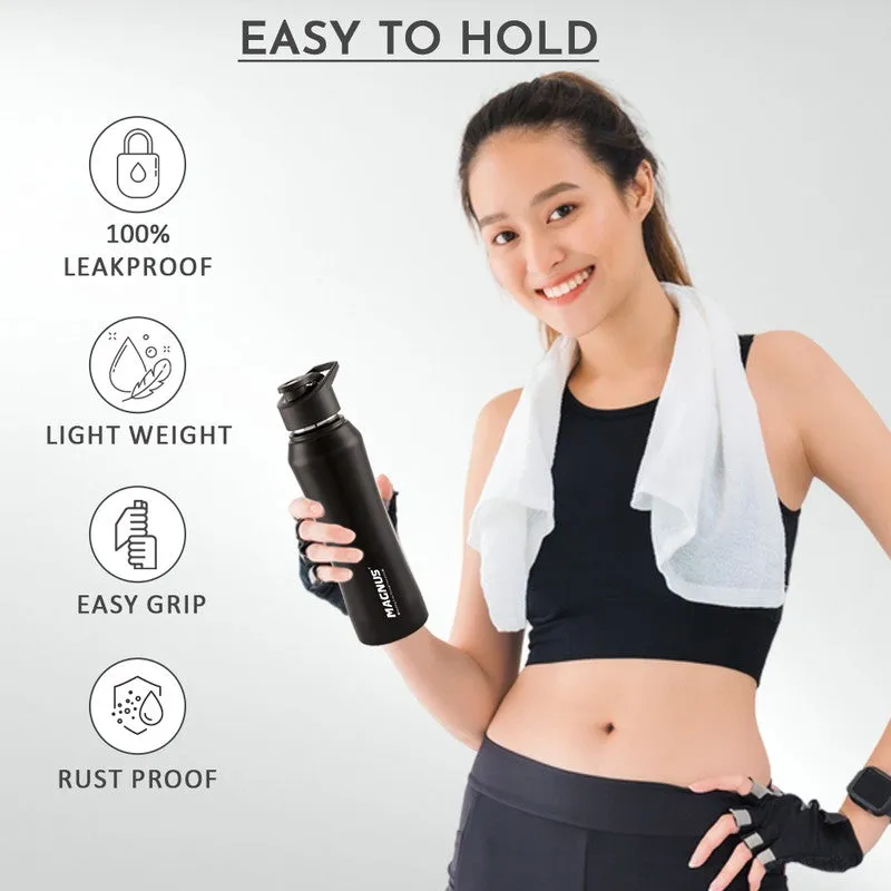 Fluxa Stainless Steel Water Bottle (Black) - 750 mL media 10