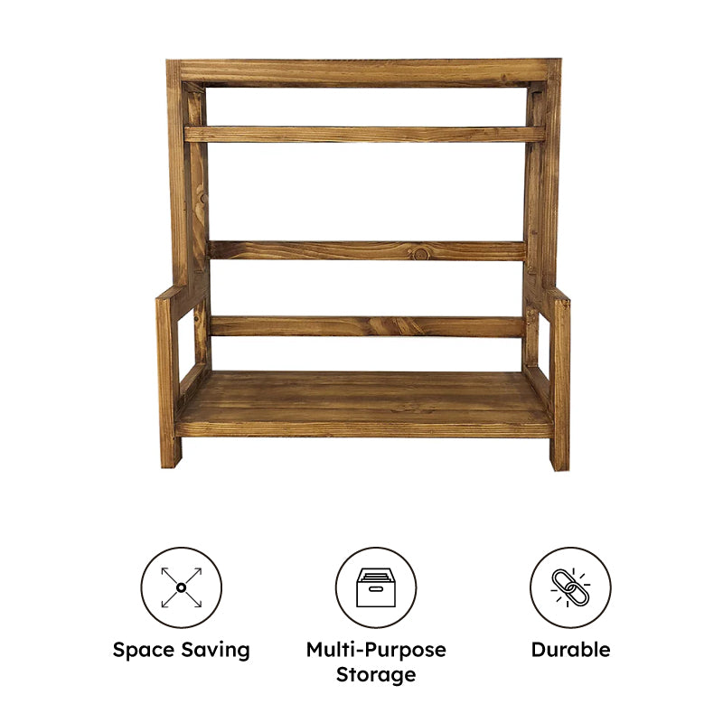 Retrova Wooden Kitchen Countertop Organiser media 7