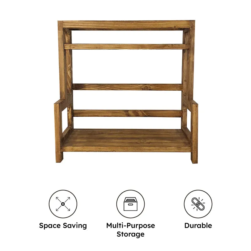 Retrova Wooden Kitchen Countertop Organiser media 7