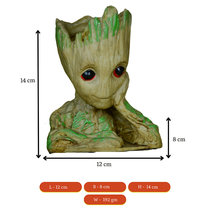 Groot In Thought Resin Showpiece media 7