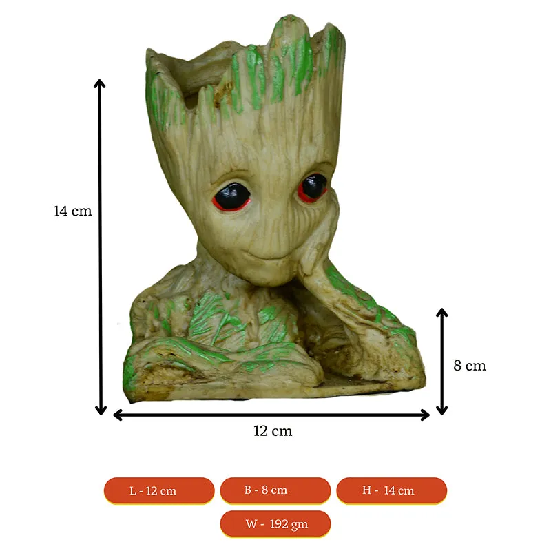 Groot In Thought Resin Showpiece - 7