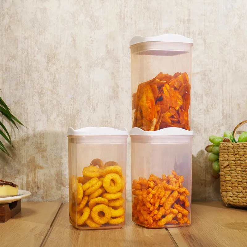 Clear Grip Air Tight Container ( 1000 mL Each ) - Set of Three media 6