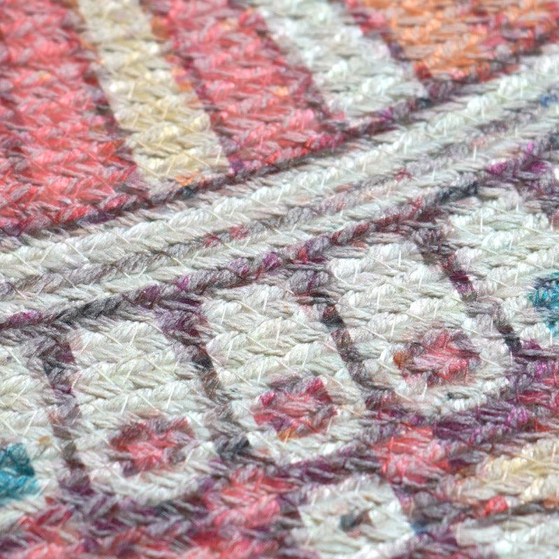 Mandala Boho Round Cotton Rug media 7