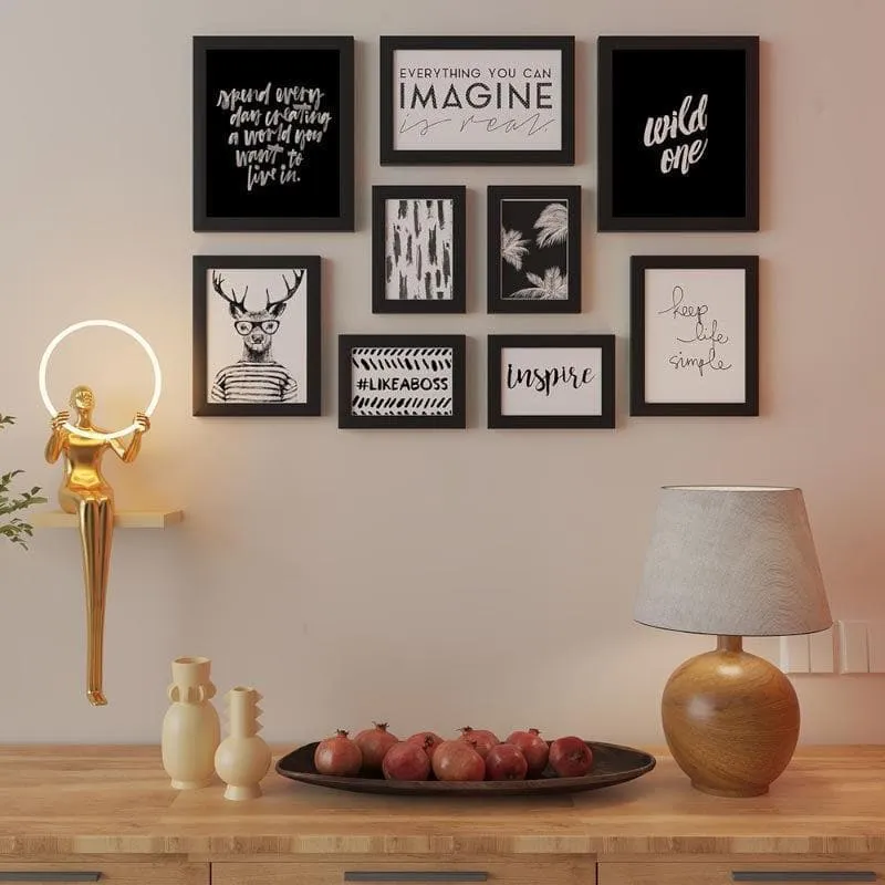 Keep Life Simple and Live Wall Art - Set Of Nine media 3