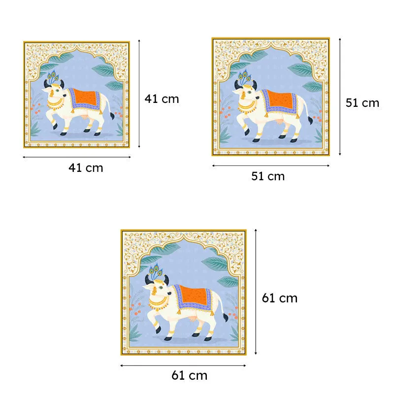 Kamadhenu Arc Wall Art With Frame media 6