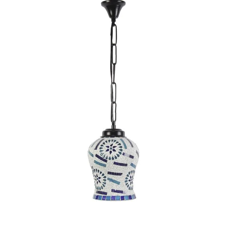 Floral Fenda Glass Ceiling Lamp media 4