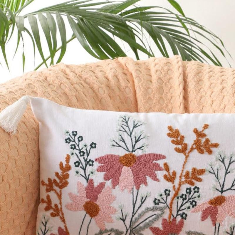 Provence Letter Embroidered Rectangle Cushion Cover media 5