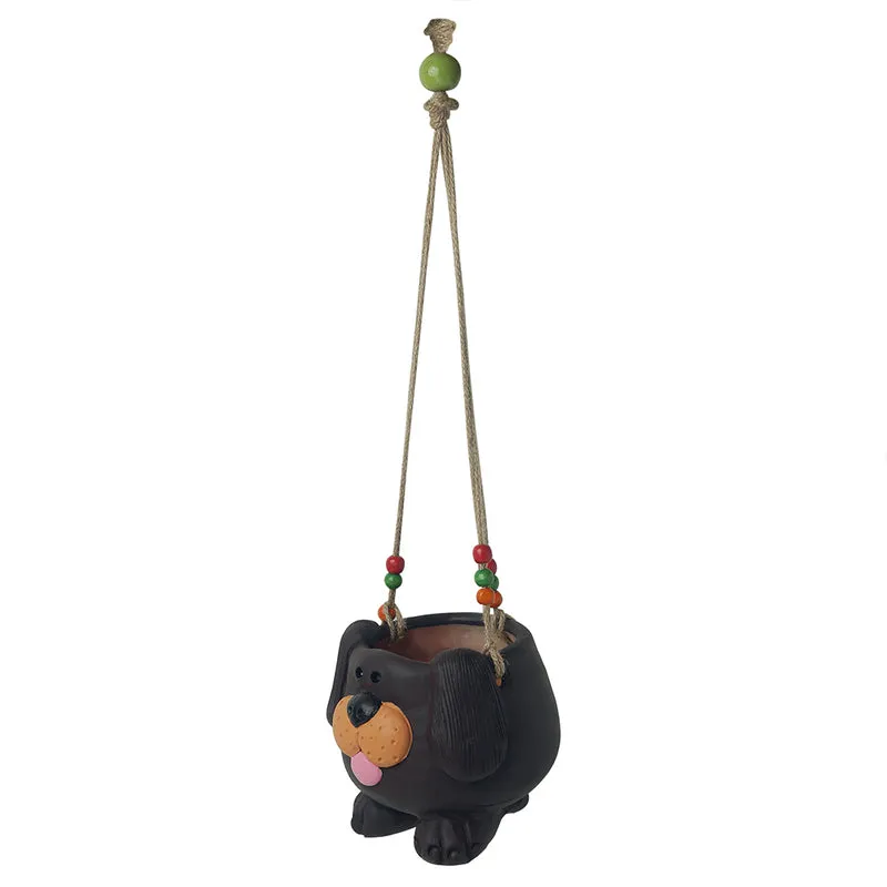 Woof Swing Handmade Hanging Planter media 3