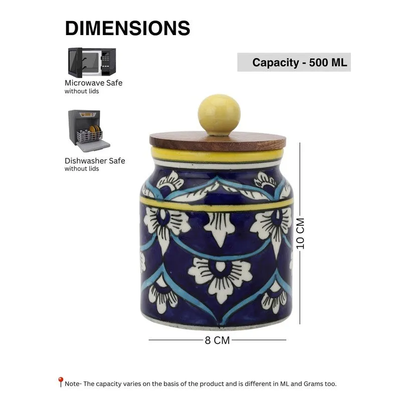 Classic Designer Jar for Everyday Use (550 mL Each) - Set Of Two media 9