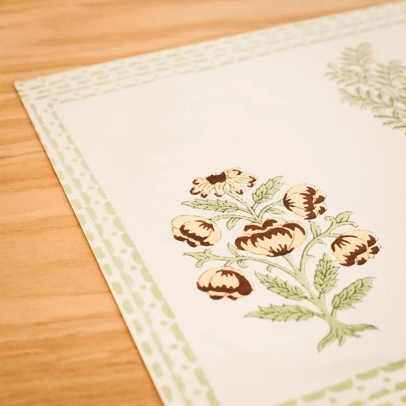 Earthy Elegance Cotton Table Mat (Brown) - Set Of Six media 5