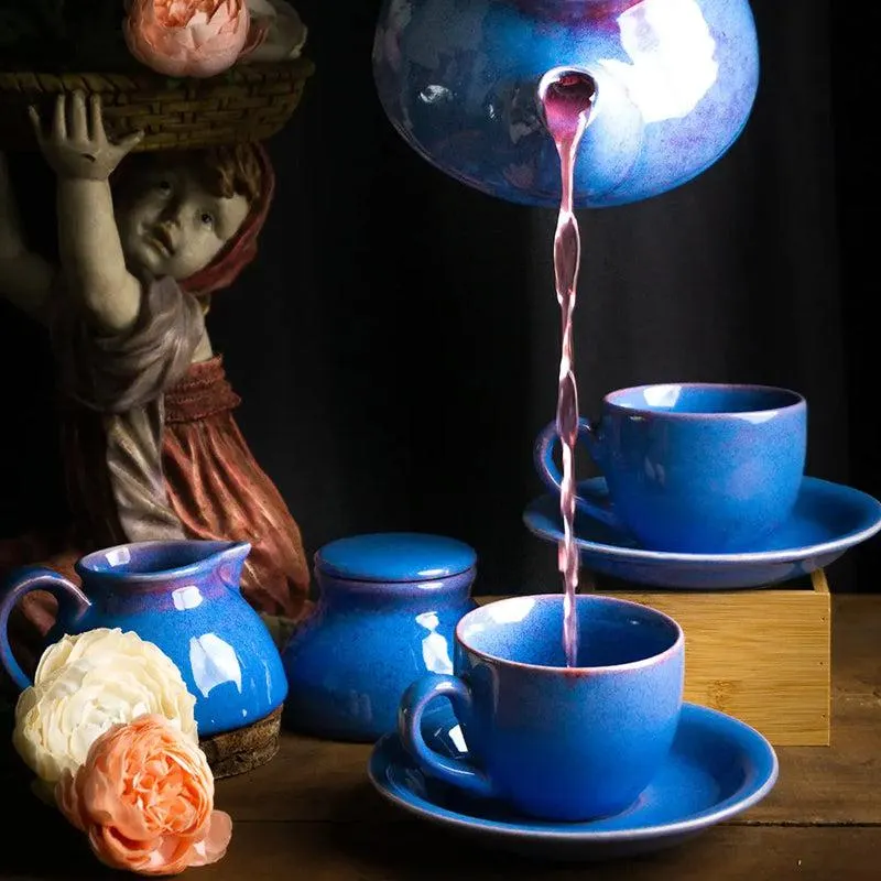 Periela Handmade Tea Set - Fifteen Piece Set media 1