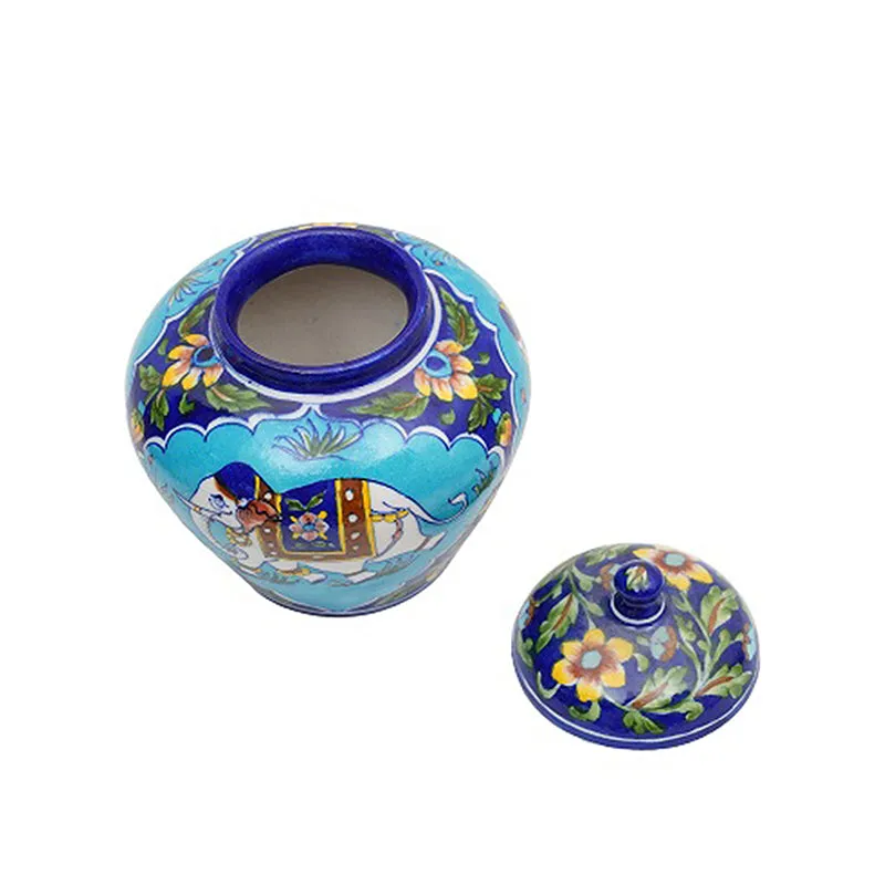 Regal Gaja Handpainted Vase media 5