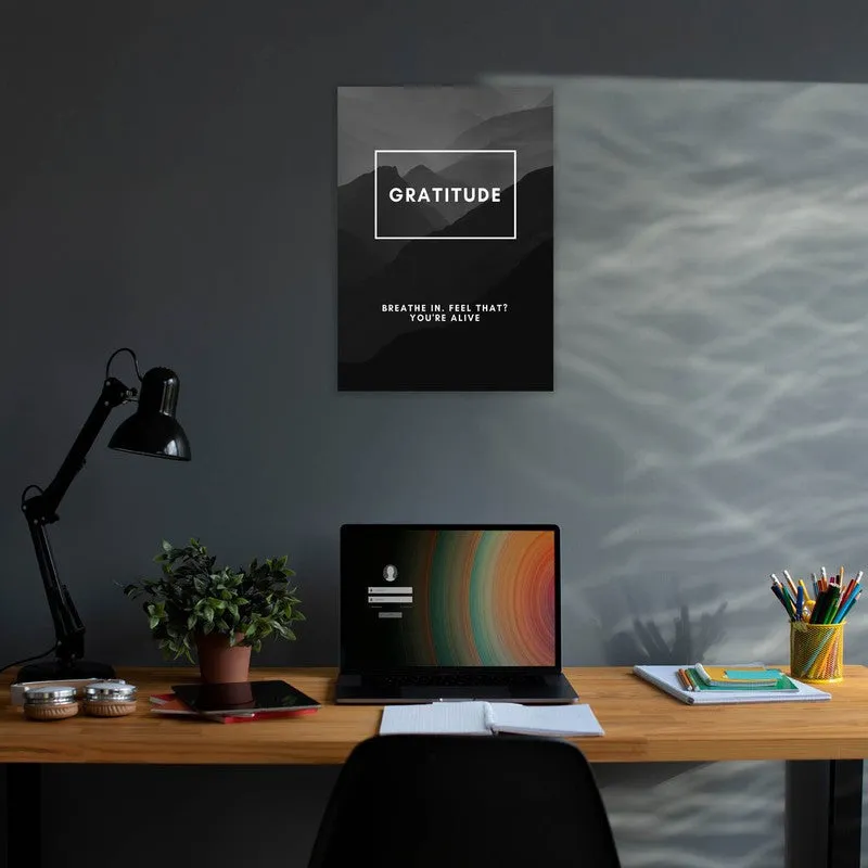 Gratitude Vibes Wall Poster media 3