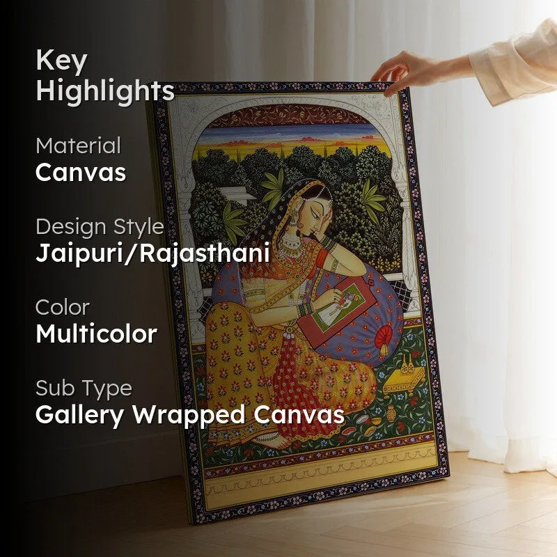 Rajasthani Royal Canvas Wall Art & Paintings media 2