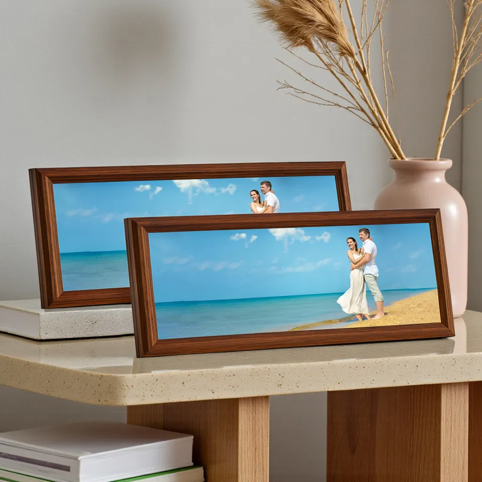PanoCapture MDF PhotoFrame (Brown) - Set Of Two media 1