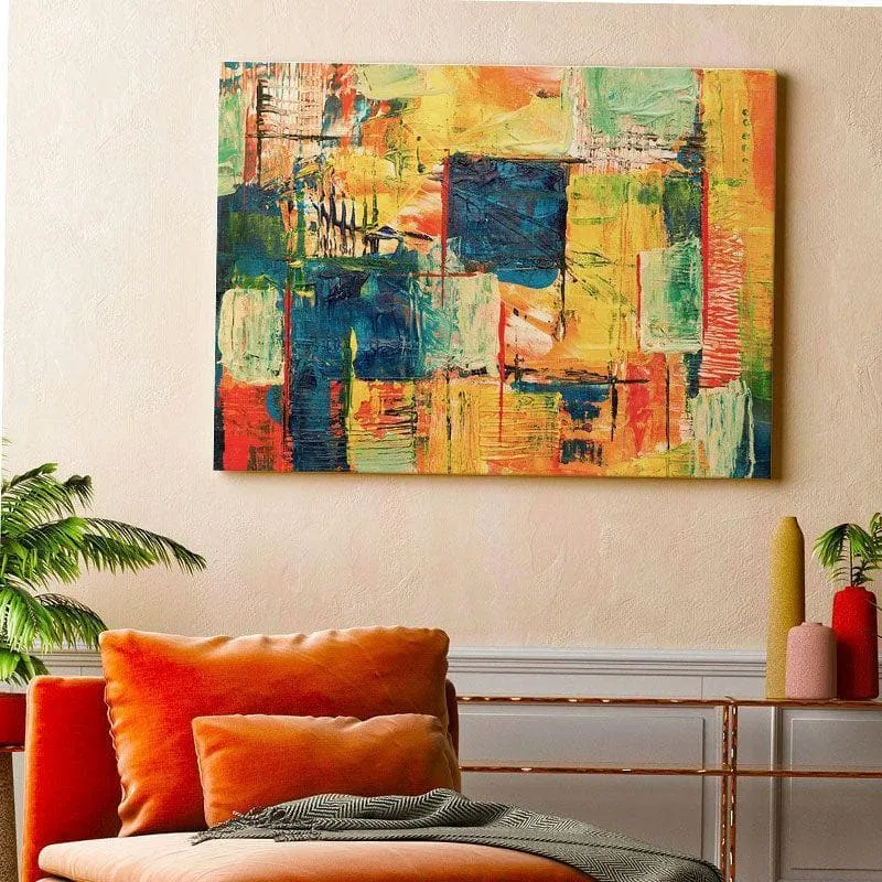 Dancing Brushstrokes Canvas Painting - Gallery Wrap media 1