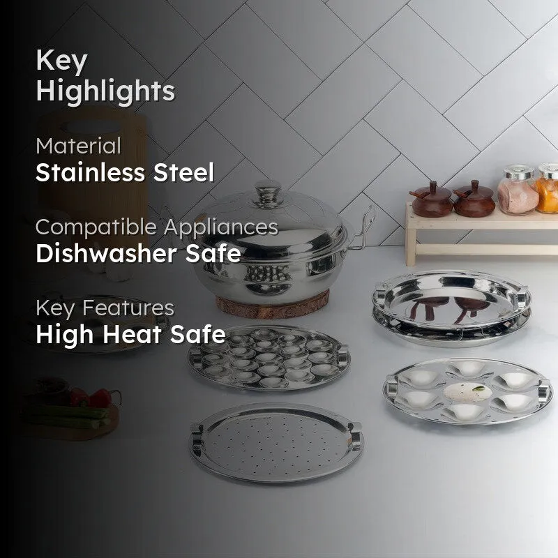 Kraft Heat Craft Idli Maker (5000 mL) - Seven Piece Set media 2