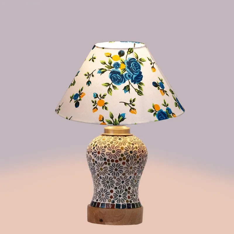 Santora Fleur Wooden Table Lamp - Multicolor media 6