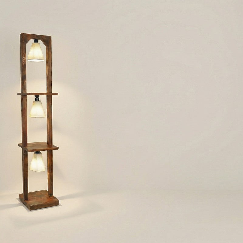 Julep Shelf Jute And Wooden Floor Lamp media 8