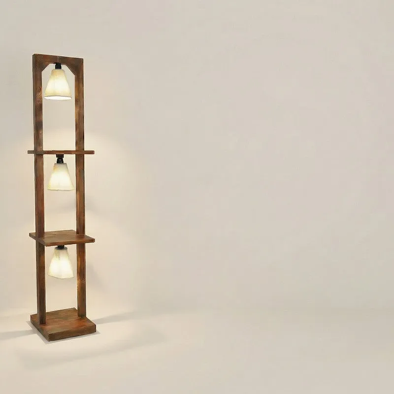 Julep Shelf Jute And Wooden Floor Lamp media 8