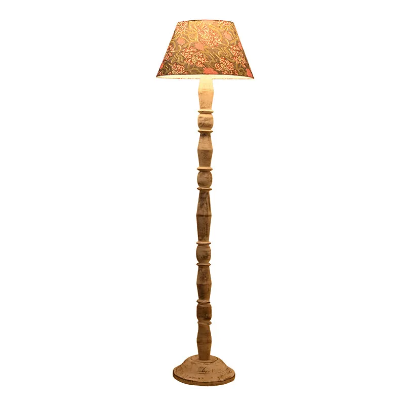 Nocturne Brown Ethnica Floor Lamp media 3
