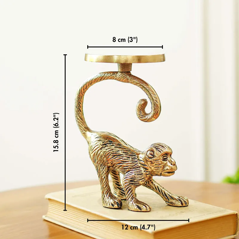 Golden Monkey Candle Holder media 9
