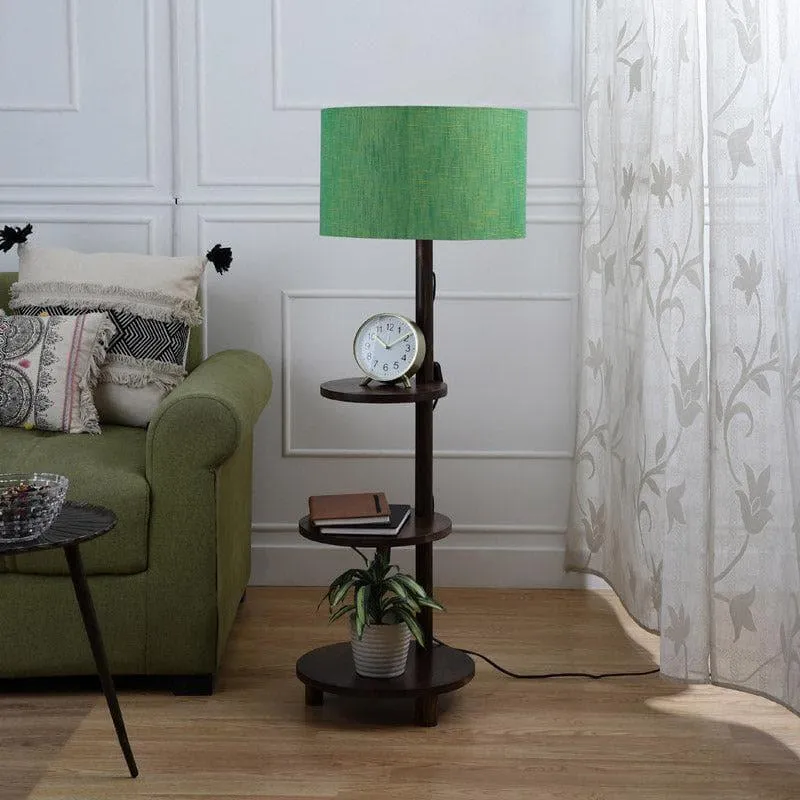 Zuri Runa Floor Lamp With Shelf media 3