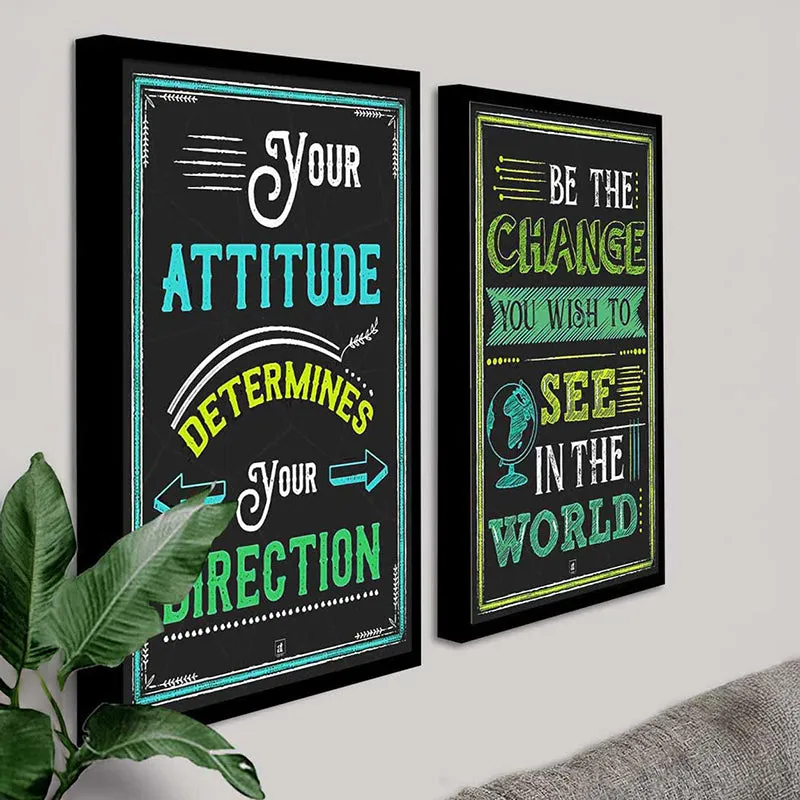 Attitude & Direction Wall Art - Set Of Two media 4