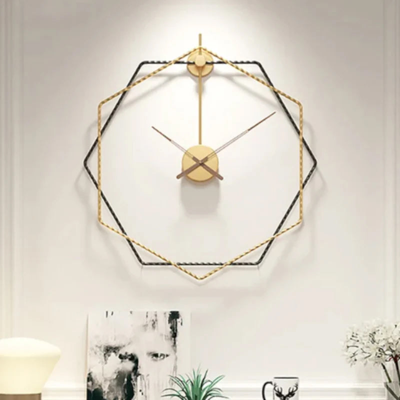 Hex Chrona Analog Wall Clock