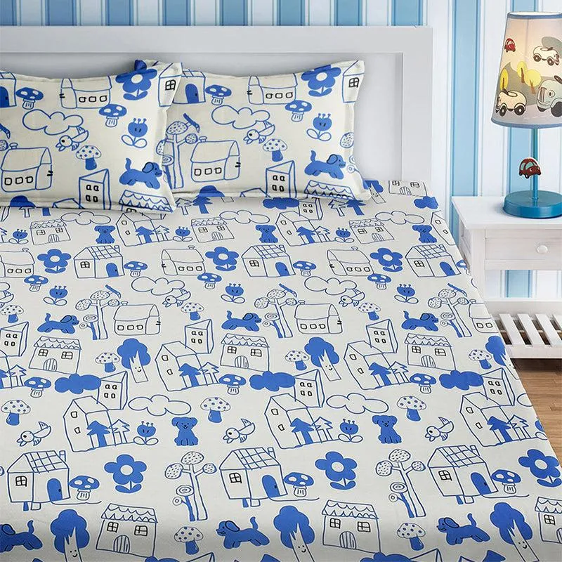Clio Kids Cotton Bedsheet - 210 TC media 5